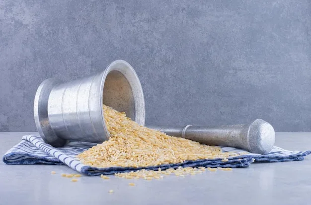 Levure de bière en paillettes ajoutées à une salade